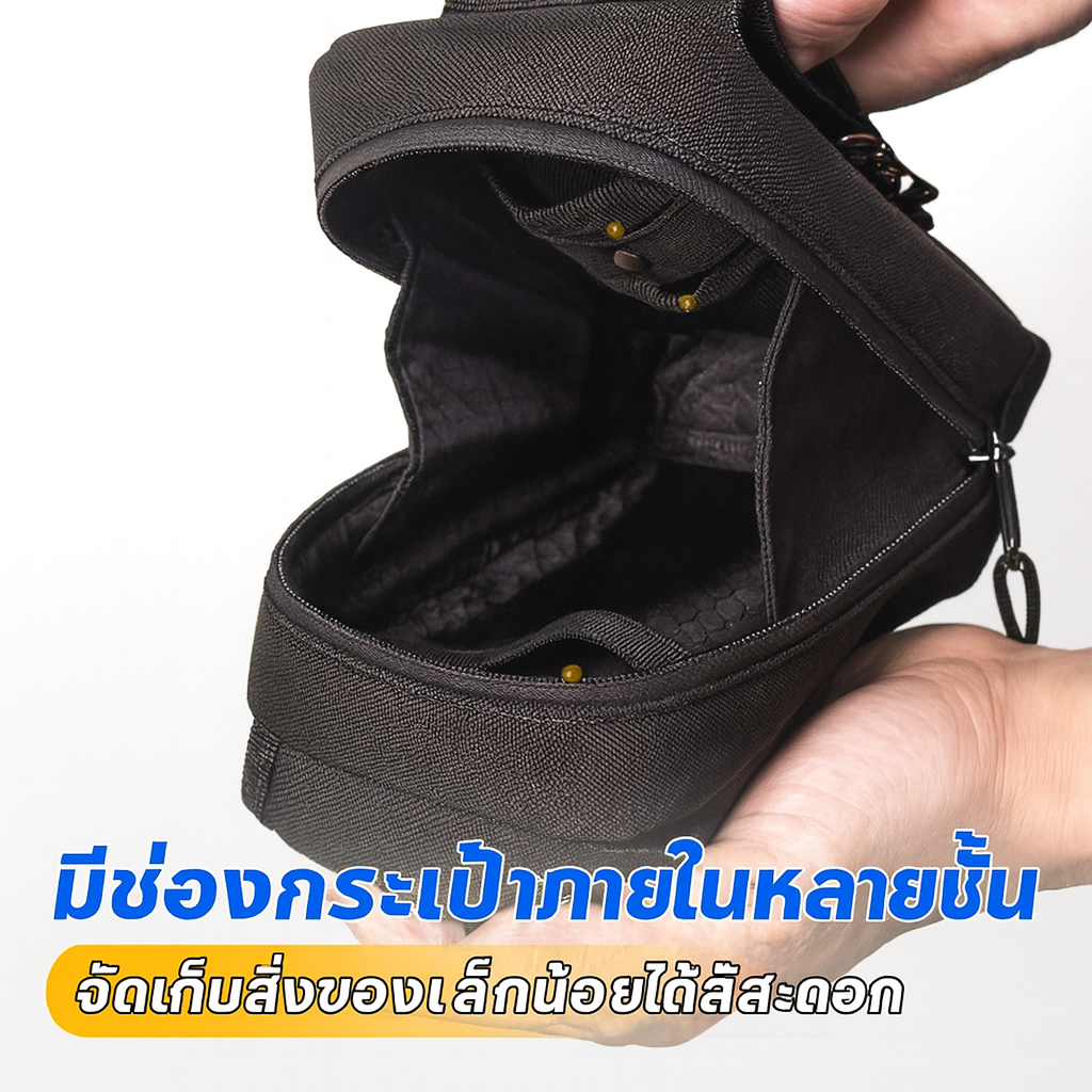 LONG LIN JIA DOUBLE-LAYER MOBILE PHONE BAG PRO [LLJ-NLSJB-N]