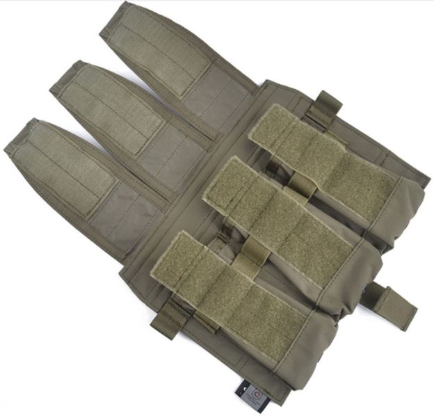 TWINFALCONS DETACHABLE FLAP TRIPLE M4 MAG POUCHES PANEL