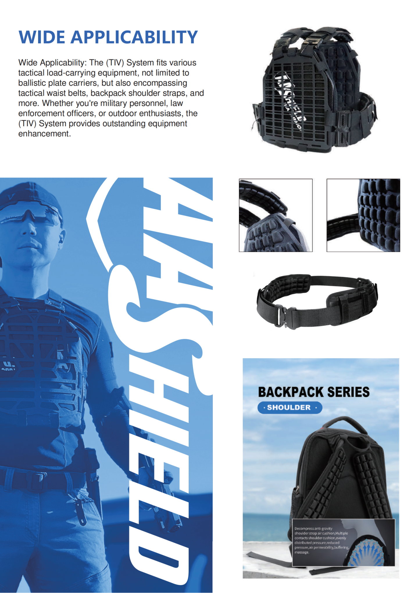 AA SHIELD TACTICAL INFLATABLE VENTILATION (TIV) SYSTEM CHEST