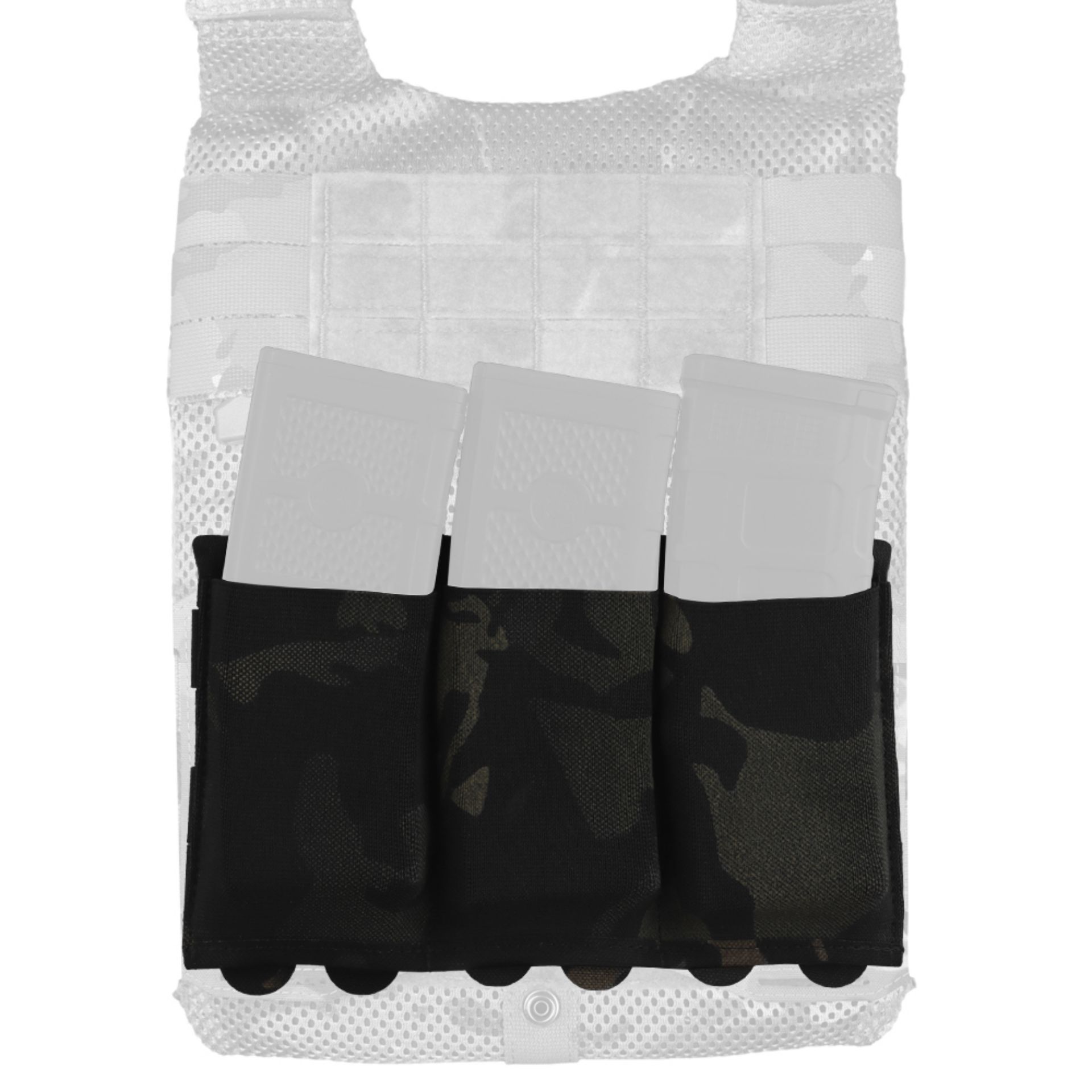 WOSPORT LIGHTWEIGHT ELASTIC TRIPLE MAG POUCH [WST-MG-116]