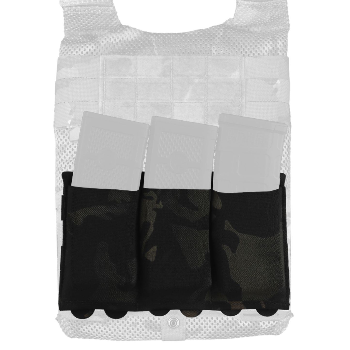 WOSPORT LIGHTWEIGHT ELASTIC TRIPLE MAG POUCH [WST-MG-116]