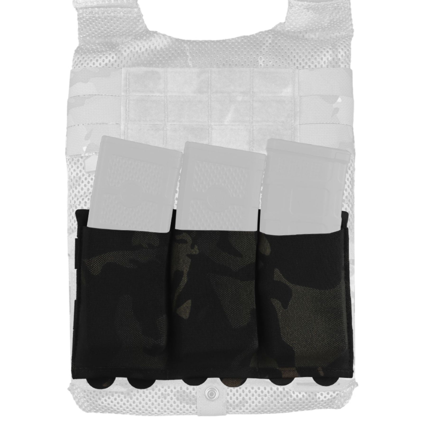 WOSPORT LIGHTWEIGHT ELASTIC TRIPLE MAG POUCH [WST-MG-116]