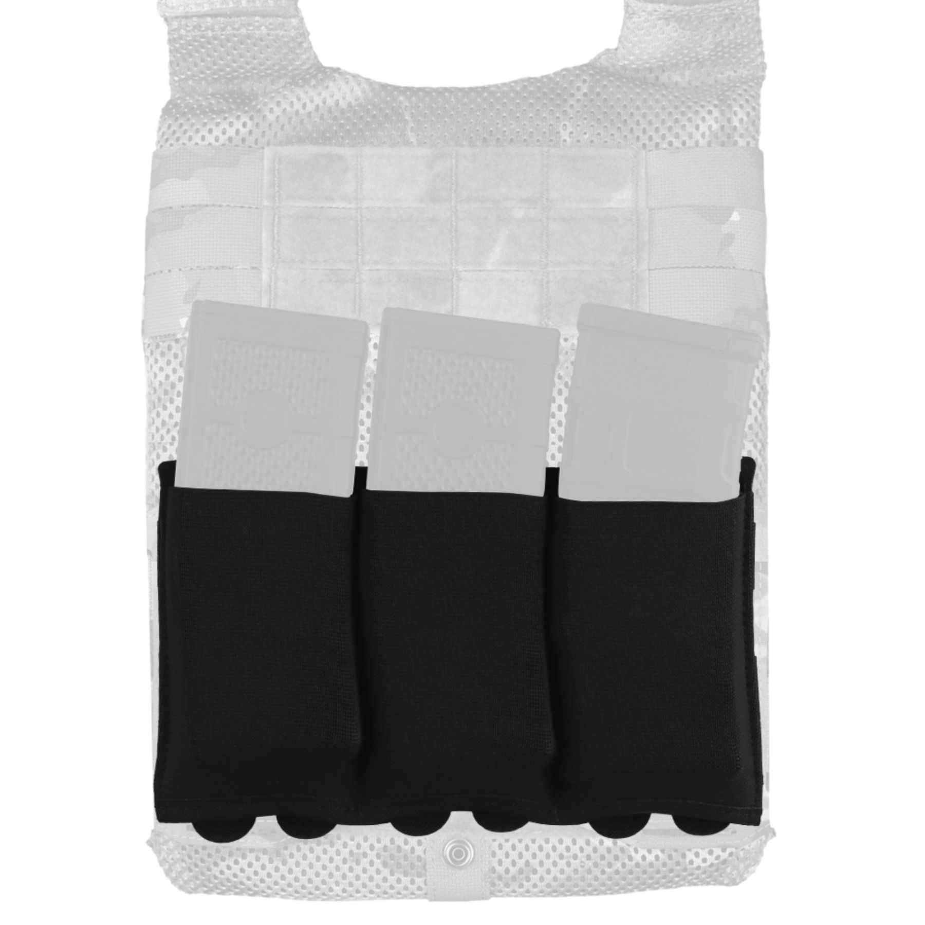 WOSPORT LIGHTWEIGHT ELASTIC TRIPLE MAG POUCH [WST-MG-116]