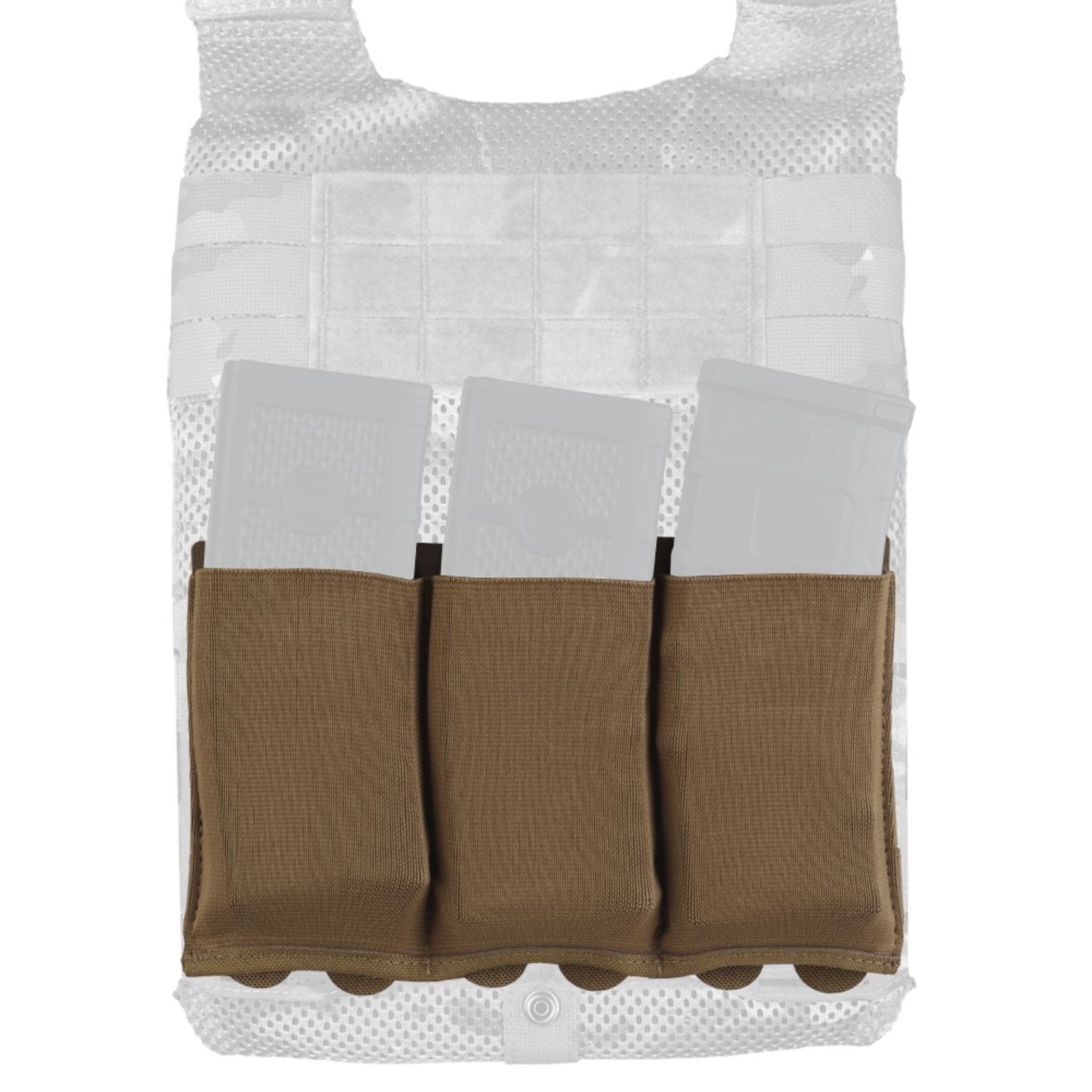 WOSPORT LIGHTWEIGHT ELASTIC TRIPLE MAG POUCH [WST-MG-116]