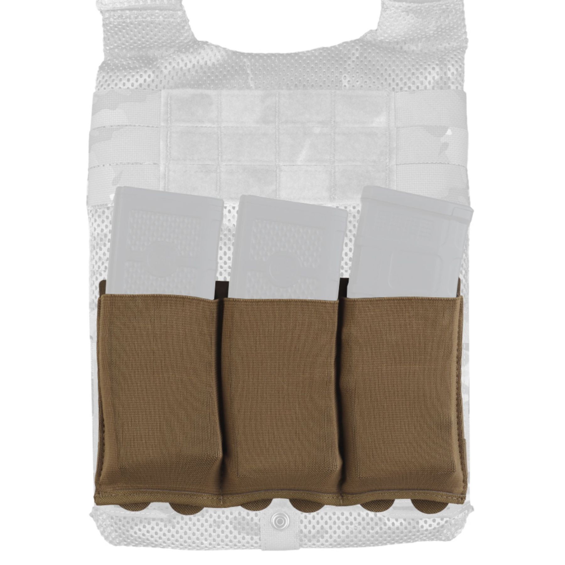 WOSPORT LIGHTWEIGHT ELASTIC TRIPLE MAG POUCH [WST-MG-116]