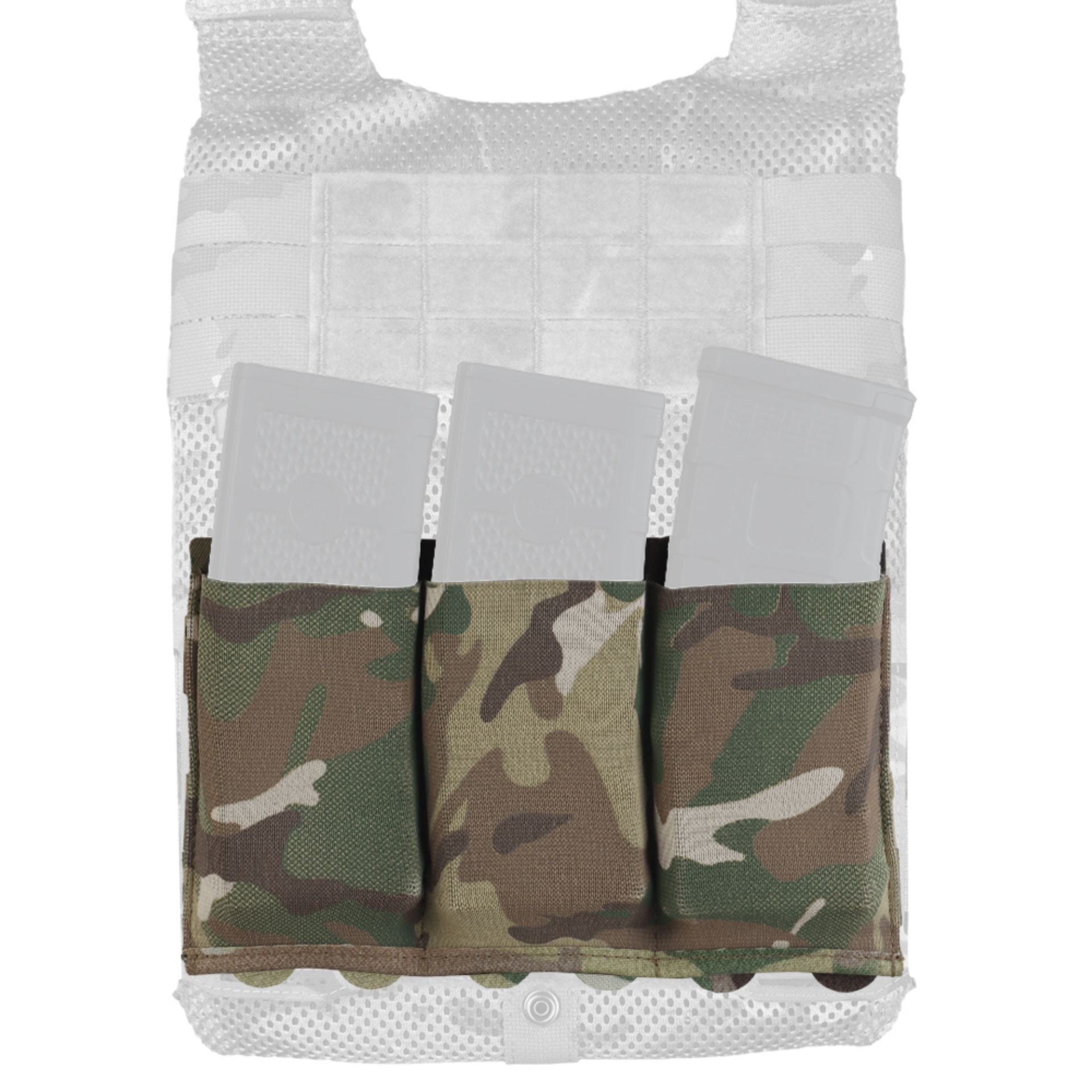 WOSPORT LIGHTWEIGHT ELASTIC TRIPLE MAG POUCH [WST-MG-116]