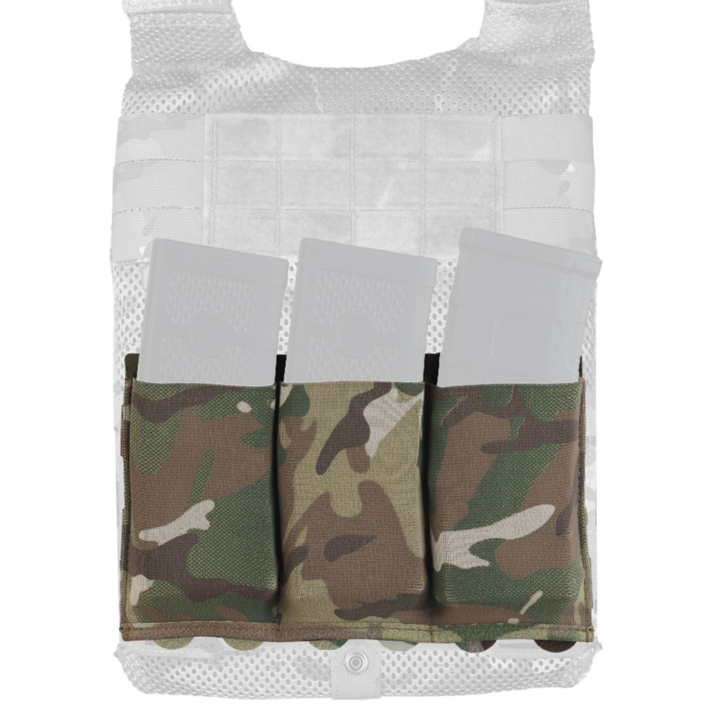 WOSPORT LIGHTWEIGHT ELASTIC TRIPLE MAG POUCH [WST-MG-116]