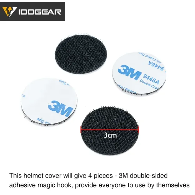 IDOGEAR TACTICAL HELMET COVER FOR WENDY HELMET WITH NVG BATTERY POUCH [IG-HC3814]