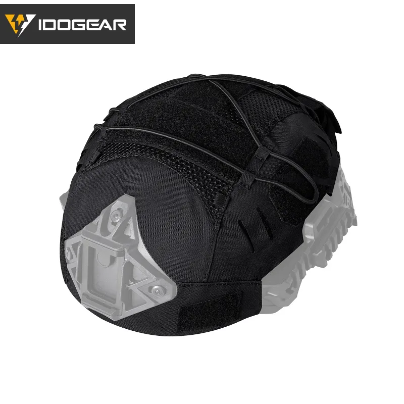 IDOGEAR TACTICAL HELMET COVER FOR WENDY HELMET WITH NVG BATTERY POUCH [IG-HC3814]