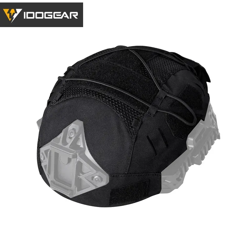 IDOGEAR TACTICAL HELMET COVER FOR WENDY HELMET WITH NVG BATTERY POUCH [IG-HC3814]