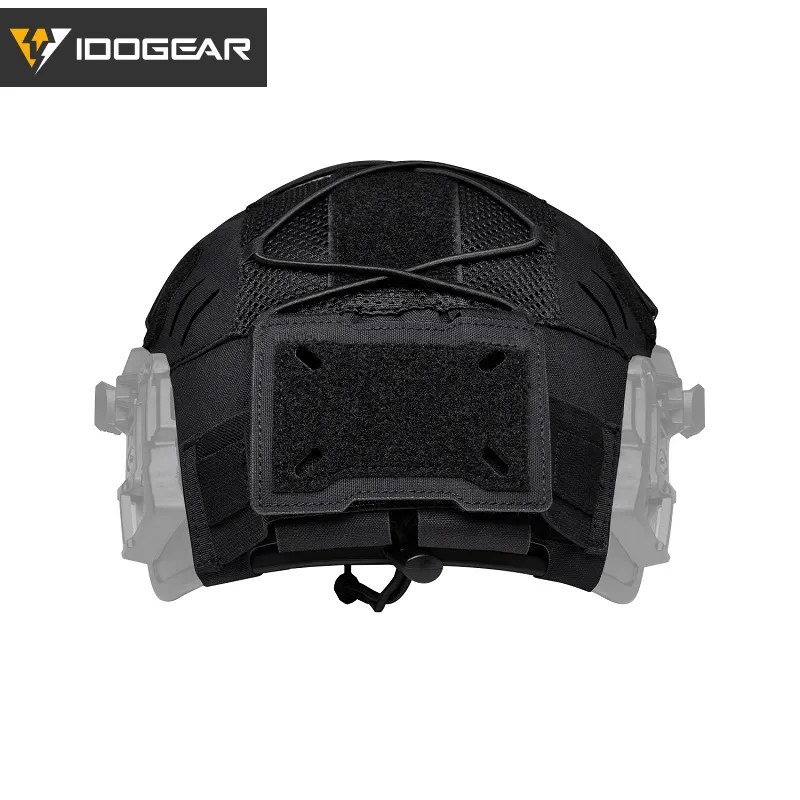 IDOGEAR TACTICAL HELMET COVER FOR WENDY HELMET WITH NVG BATTERY POUCH [IG-HC3814]