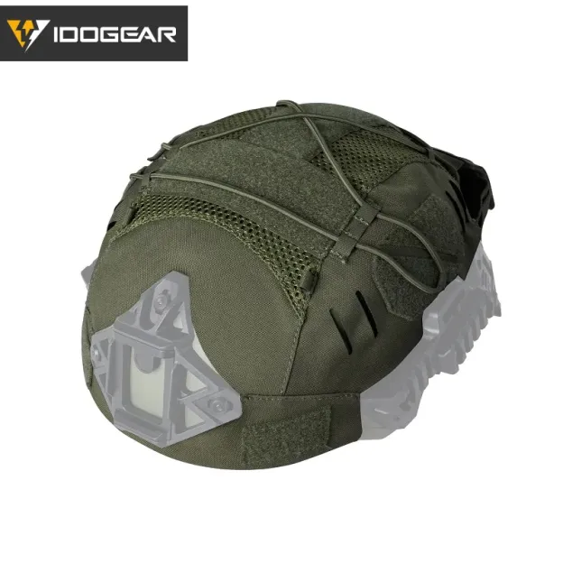 IDOGEAR TACTICAL HELMET COVER FOR WENDY HELMET WITH NVG BATTERY POUCH [IG-HC3814]