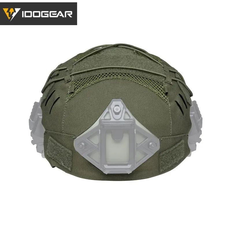IDOGEAR TACTICAL HELMET COVER FOR WENDY HELMET WITH NVG BATTERY POUCH [IG-HC3814]