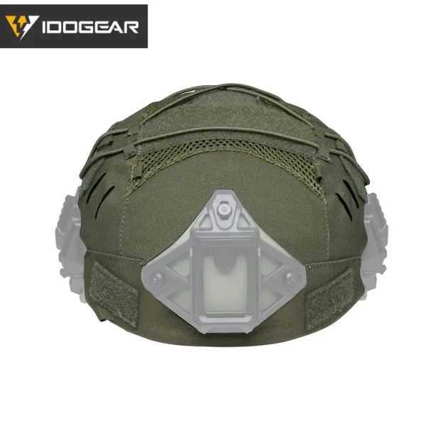 IDOGEAR TACTICAL HELMET COVER FOR WENDY HELMET WITH NVG BATTERY POUCH [IG-HC3814]