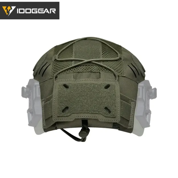 IDOGEAR TACTICAL HELMET COVER FOR WENDY HELMET WITH NVG BATTERY POUCH [IG-HC3814]