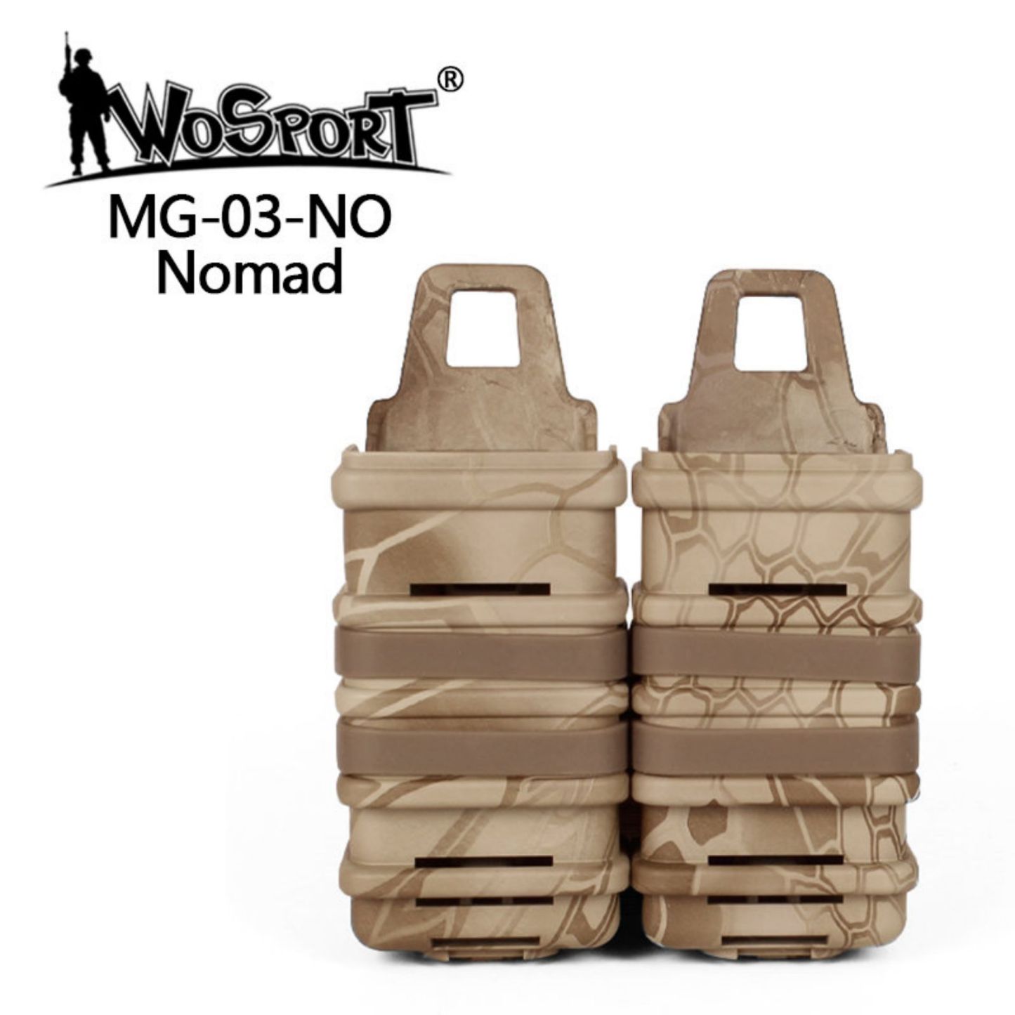 WOSPORT 9MM FAST MAG POUCH [WST-MG-03]