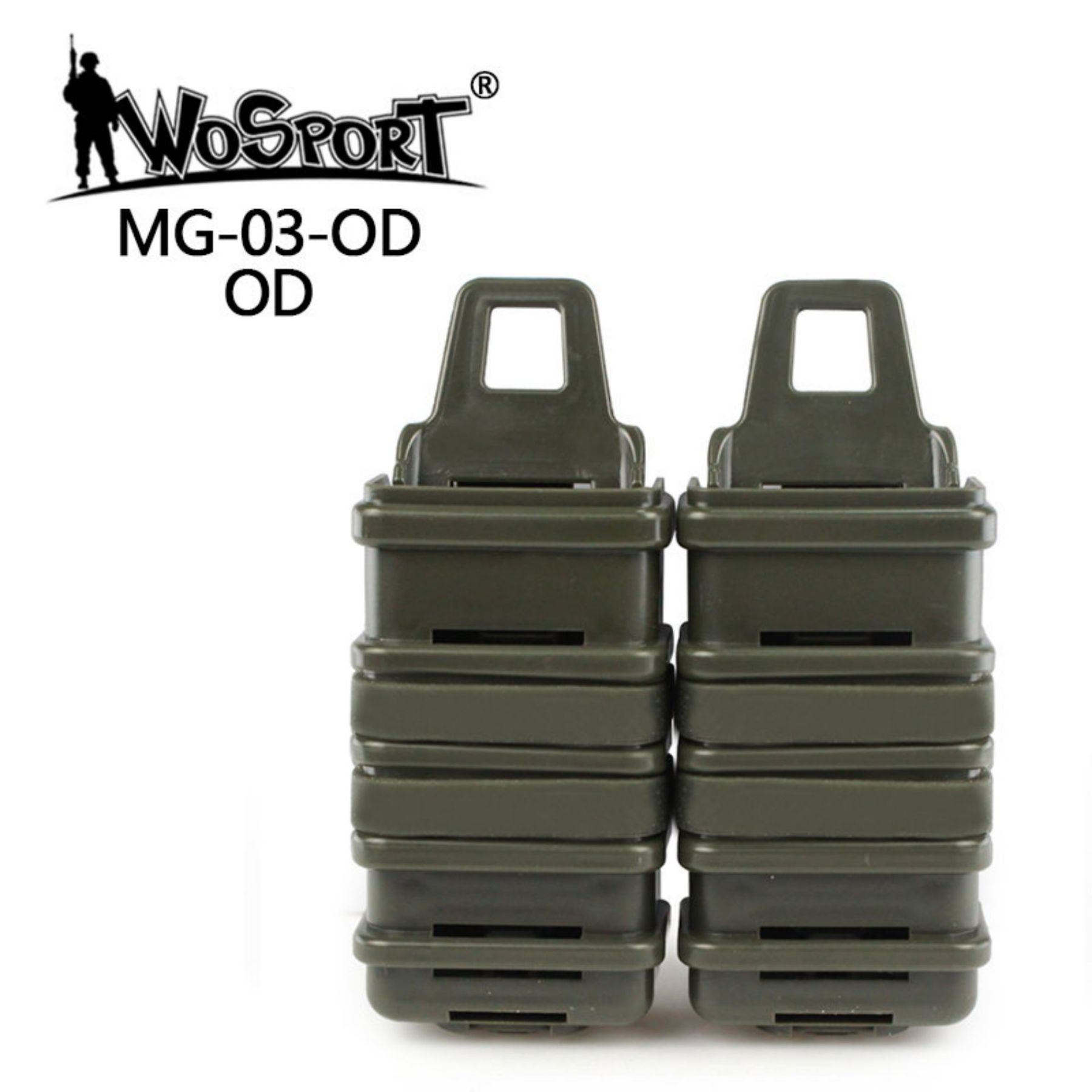 WOSPORT 9MM FAST MAG POUCH [WST-MG-03]