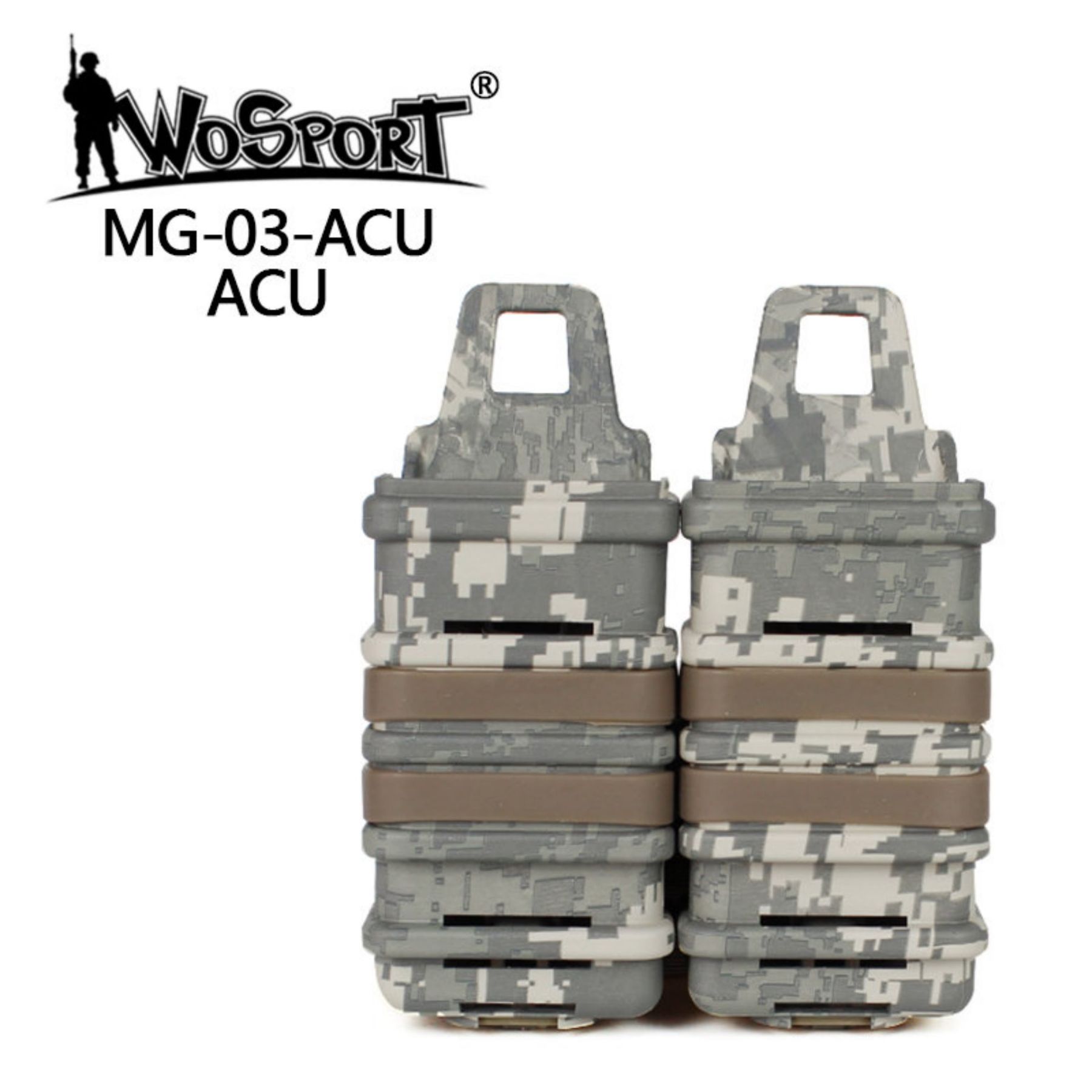 WOSPORT 9MM FAST MAG POUCH [WST-MG-03]