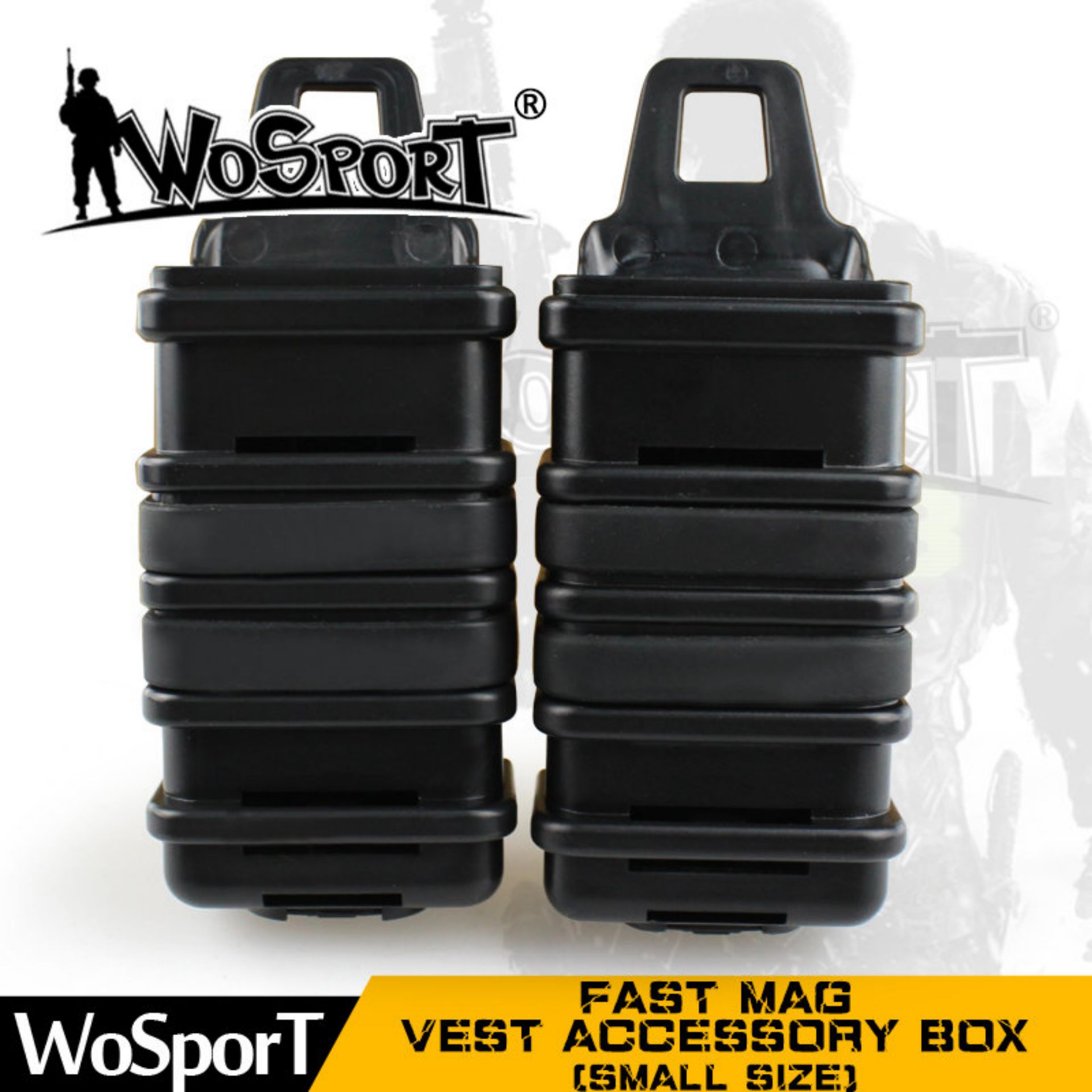 WOSPORT 9MM FAST MAG POUCH [WST-MG-03]