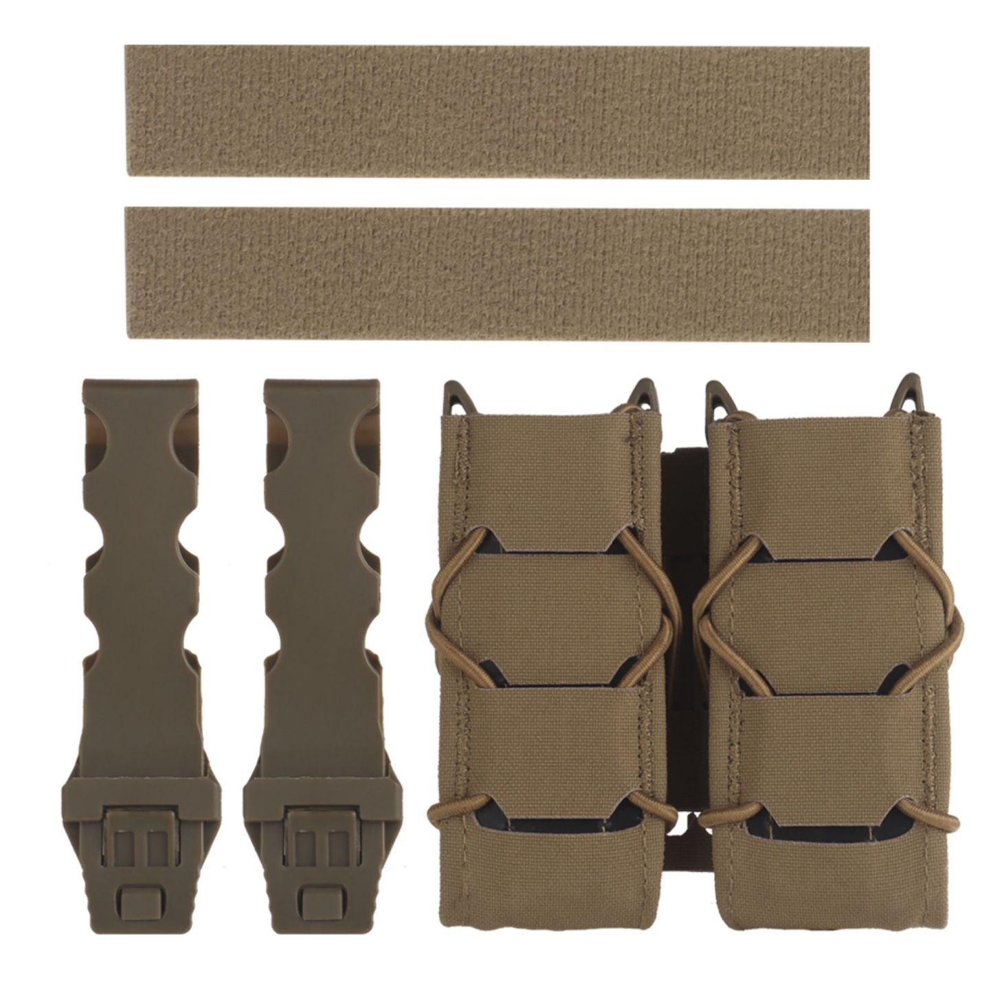 WOSPORT TIGER 9MM DOUBLE MAG POUCH V2 [WST-MG-131]