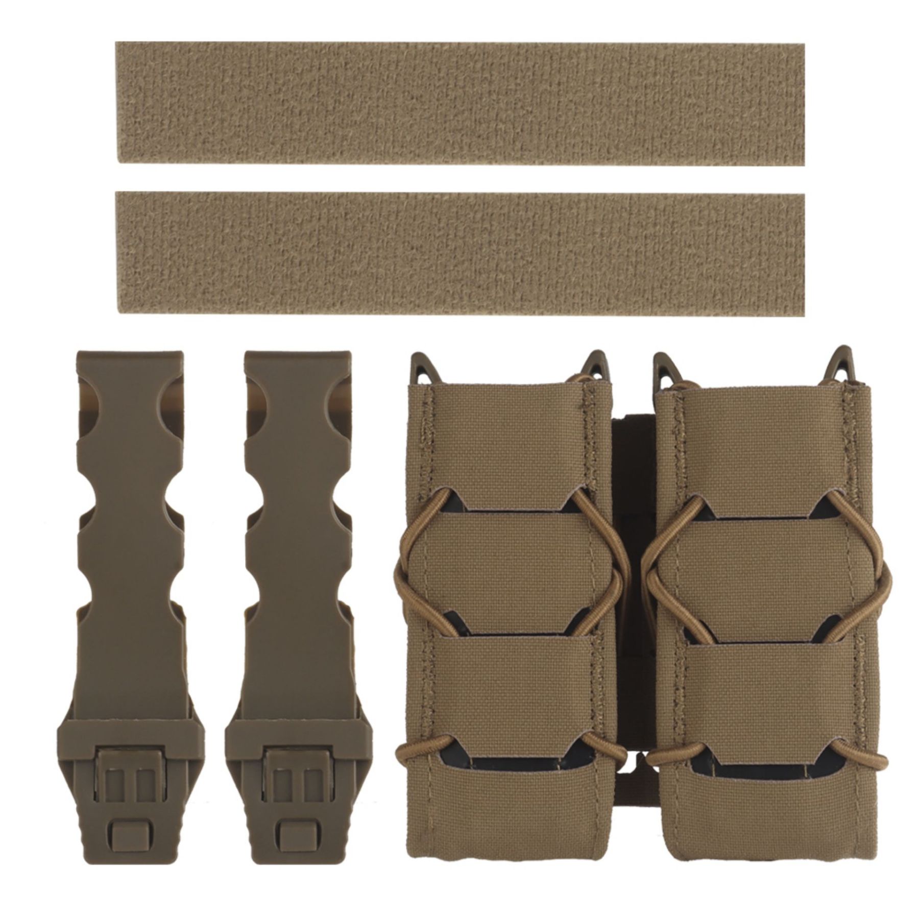 WOSPORT TIGER 9MM DOUBLE MAG POUCH V2 [WST-MG-131]