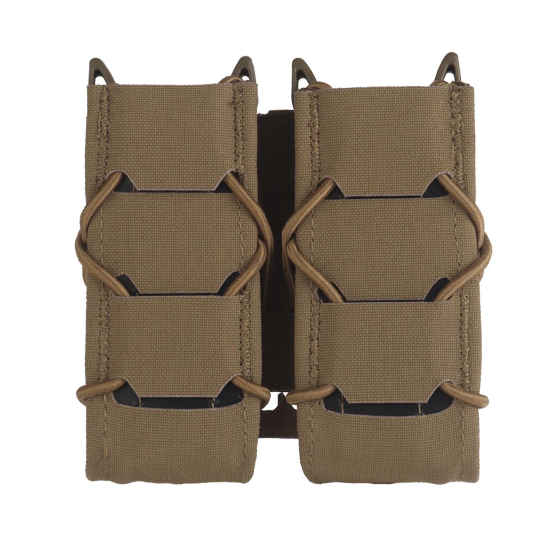 WOSPORT TIGER 9MM DOUBLE MAG POUCH V2 [WST-MG-131]