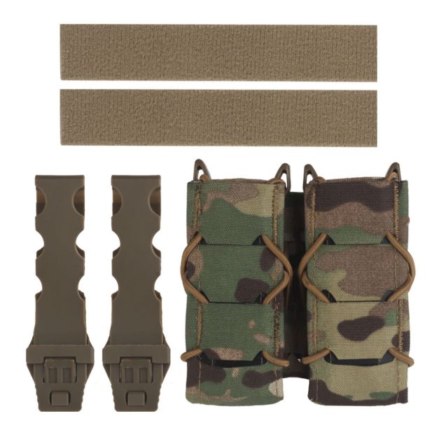 WOSPORT TIGER 9MM DOUBLE MAG POUCH V2 [WST-MG-131]