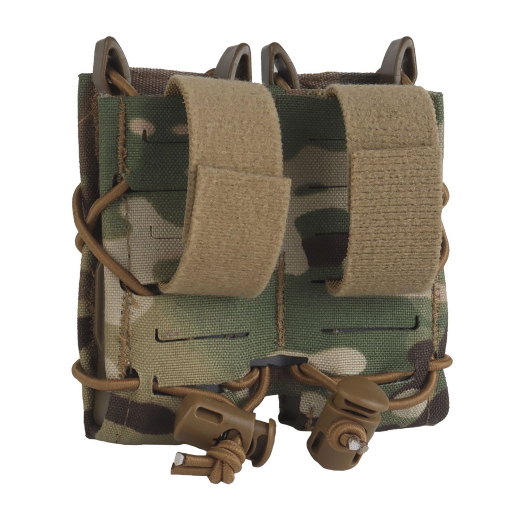 WOSPORT TIGER 9MM DOUBLE MAG POUCH V2 [WST-MG-131]