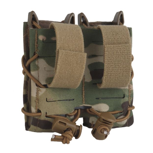 WOSPORT TIGER 9MM DOUBLE MAG POUCH V2 [WST-MG-131]