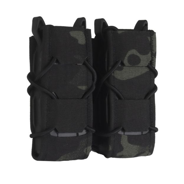 WOSPORT TIGER 9MM DOUBLE MAG POUCH V2 [WST-MG-131]