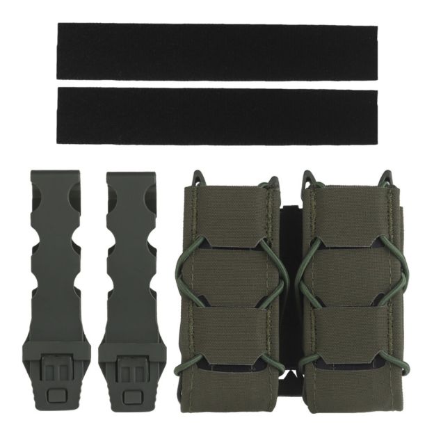 WOSPORT TIGER 9MM DOUBLE MAG POUCH V2 [WST-MG-131]