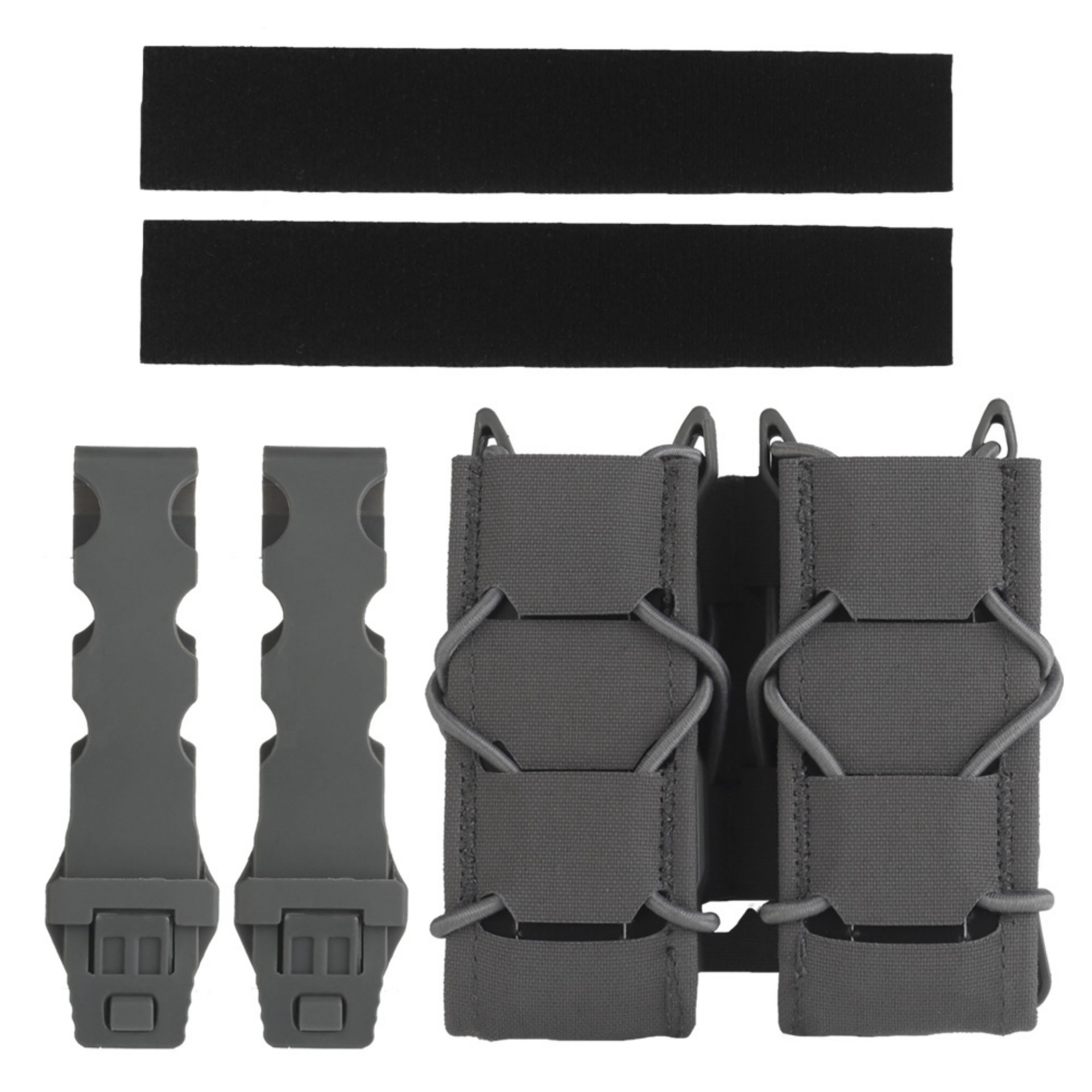 WOSPORT TIGER 9MM DOUBLE MAG POUCH V2 [WST-MG-131]