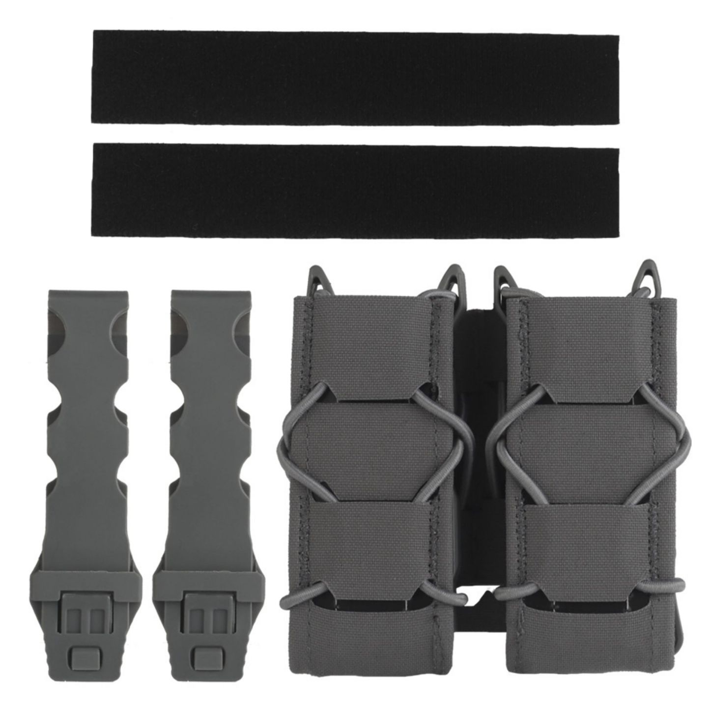 WOSPORT TIGER 9MM DOUBLE MAG POUCH V2 [WST-MG-131]