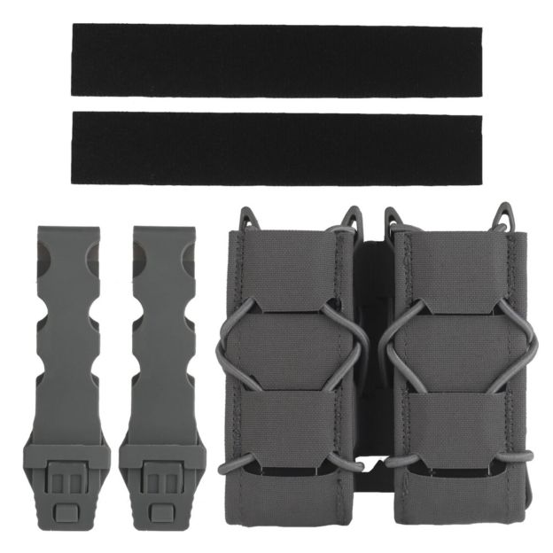 WOSPORT TIGER 9MM DOUBLE MAG POUCH V2 [WST-MG-131]