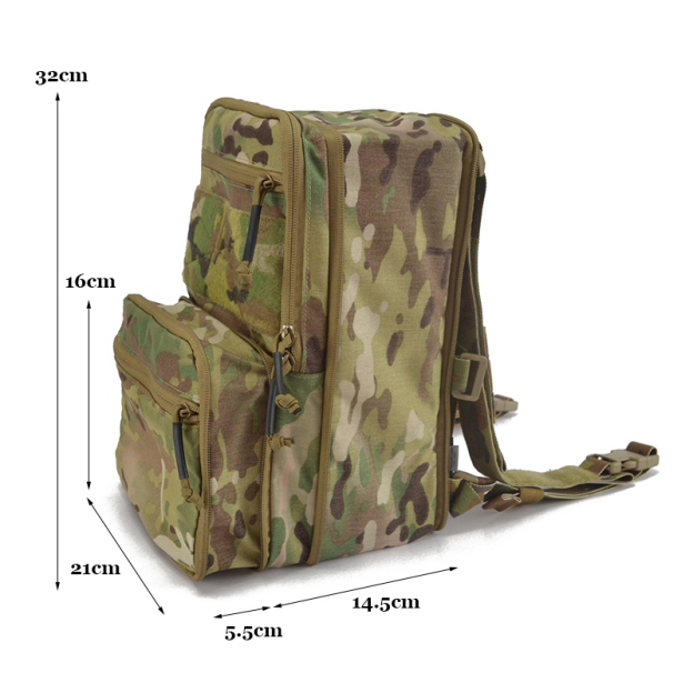 TWINFALCONS DELUSTERING COMPRESS HYDRATION BLADDER BACKPACK