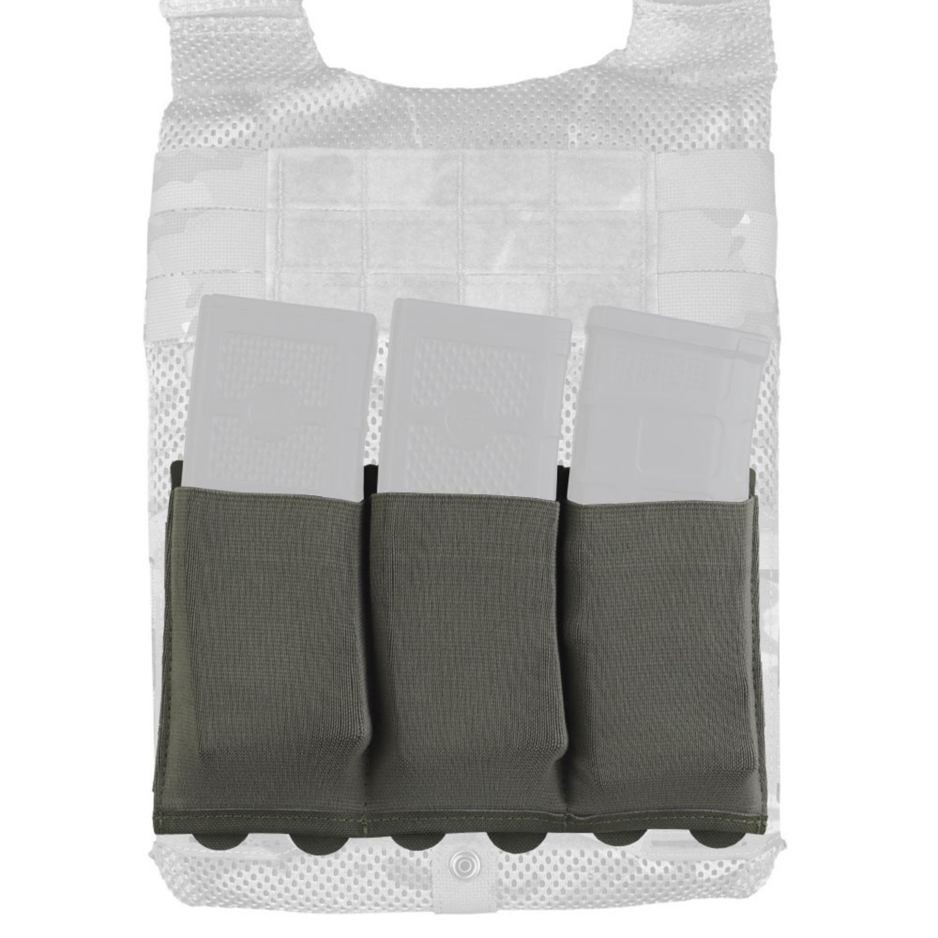 WOSPORT LIGHTWEIGHT ELASTIC TRIPLE MAG POUCH [WST-MG-116]