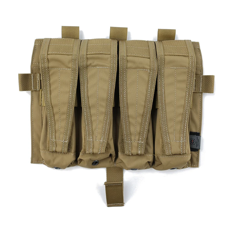 TWINFALCONS DETACHABLE FLAP QUAD SMG MAG POUCHES PANEL [TW-M080]
