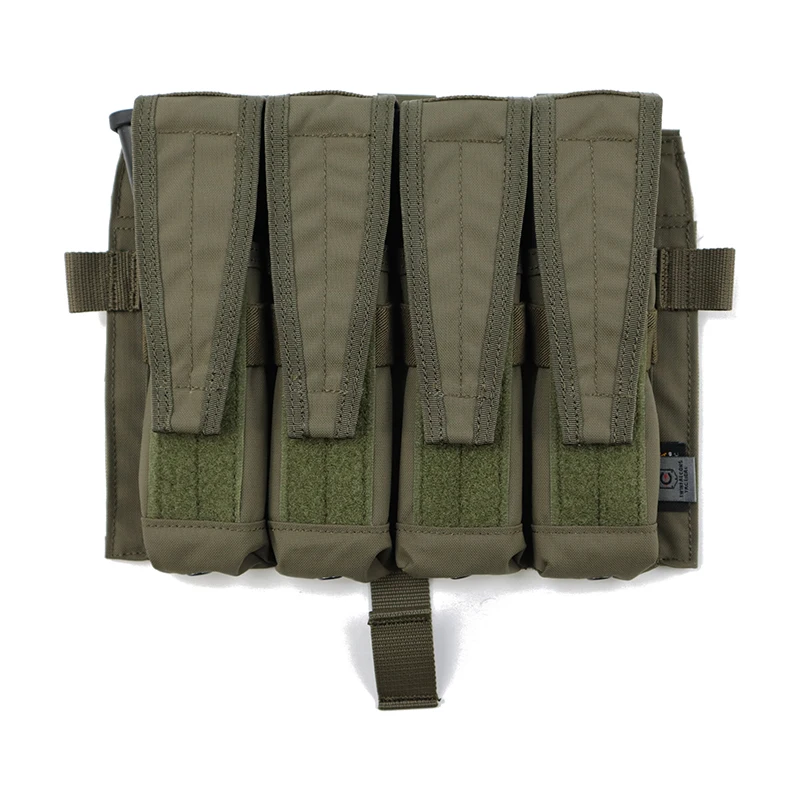 TWINFALCONS DETACHABLE FLAP QUAD SMG MAG POUCHES PANEL [TW-M080]