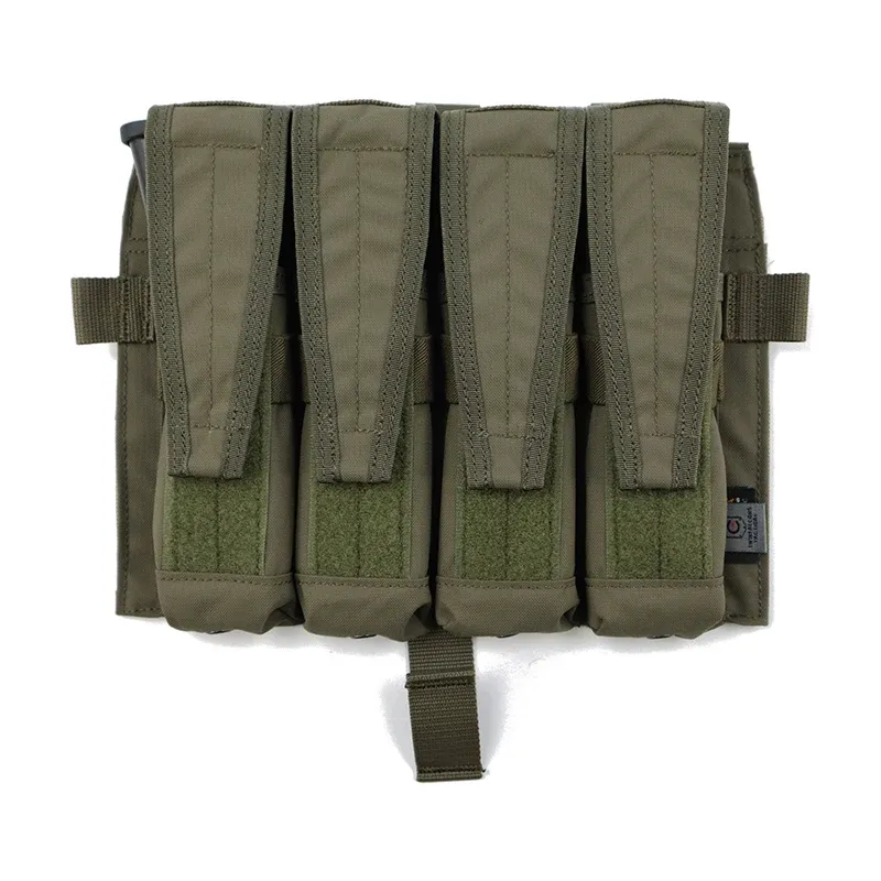 TWINFALCONS DETACHABLE FLAP QUAD SMG MAG POUCHES PANEL [TW-M080]