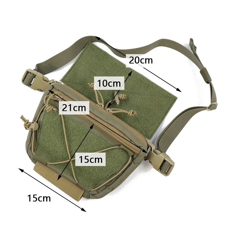 TWINFALCONS RELEASABLE ABDOMINALLY INTEGRATED DROP POUCH[TW-P123]