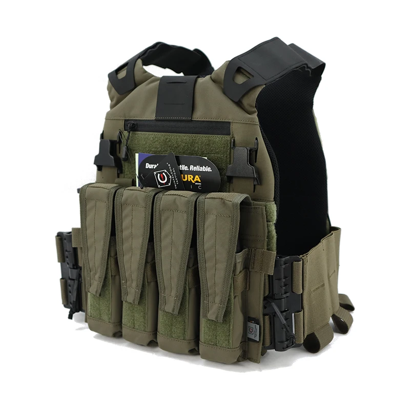 TWINFALCONS DETACHABLE FLAP QUAD SMG MAG POUCHES PANEL [TW-M080]