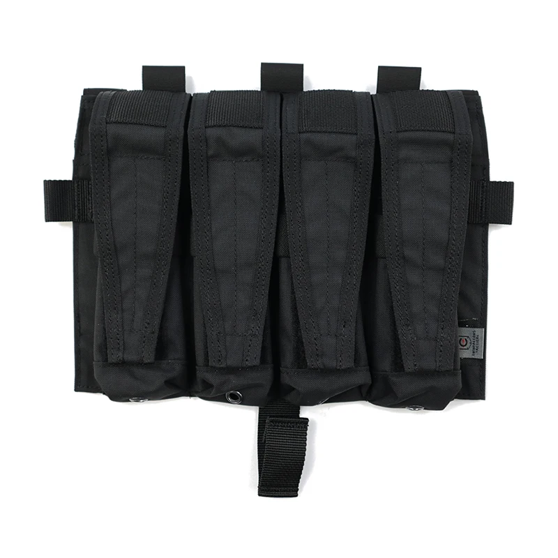 TWINFALCONS DETACHABLE FLAP QUAD SMG MAG POUCHES PANEL [TW-M080]