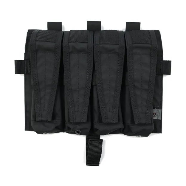 TWINFALCONS DETACHABLE FLAP QUAD SMG MAG POUCHES PANEL [TW-M080]