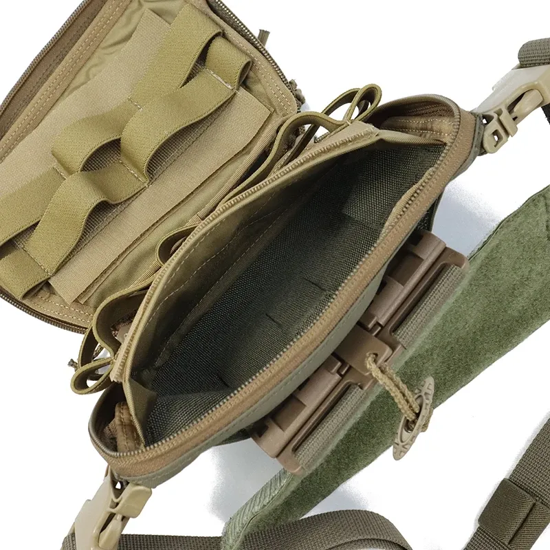TWINFALCONS RELEASABLE ABDOMINALLY INTEGRATED DROP POUCH[TW-P123]