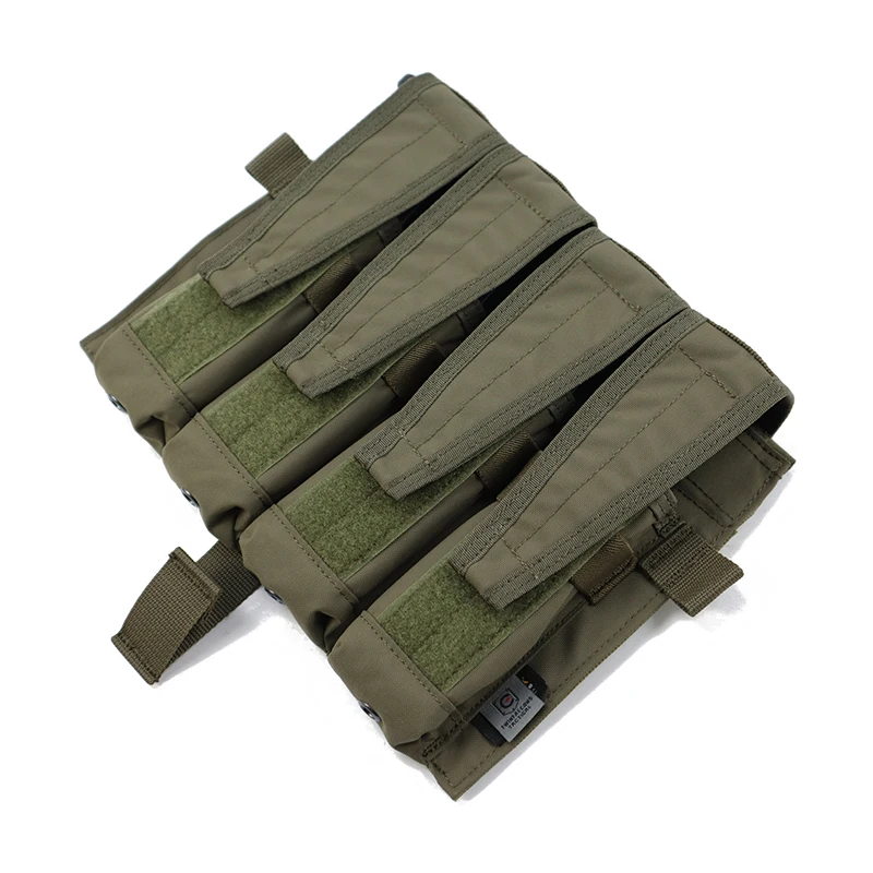 TWINFALCONS DETACHABLE FLAP QUAD SMG MAG POUCHES PANEL [TW-M080]