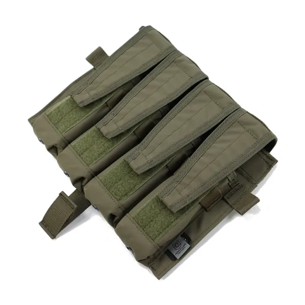 TWINFALCONS DETACHABLE FLAP QUAD SMG MAG POUCHES PANEL [TW-M080]