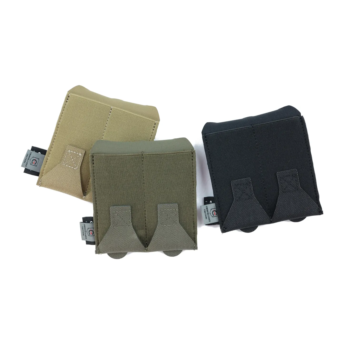 TWINFALCONS ELASTIC DOUBLE 9MM MAG POUCH