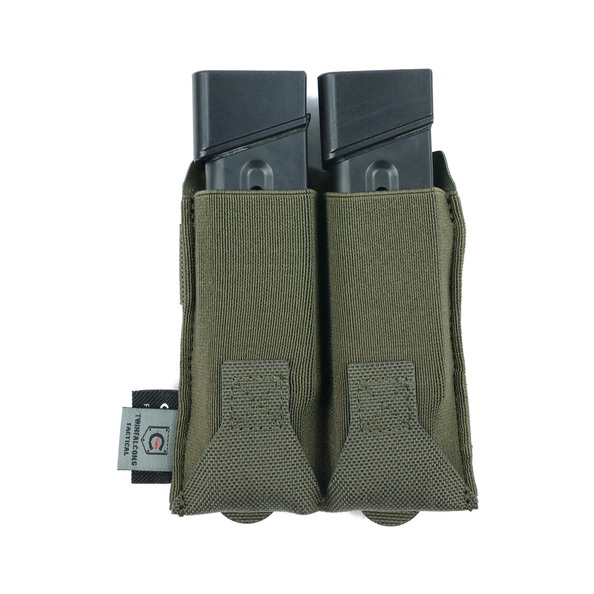 TWINFALCONS ELASTIC DOUBLE 9MM MAG POUCH