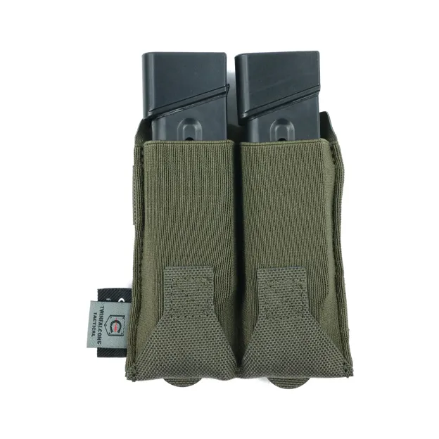 TWINFALCONS ELASTIC DOUBLE 9MM MAG POUCH