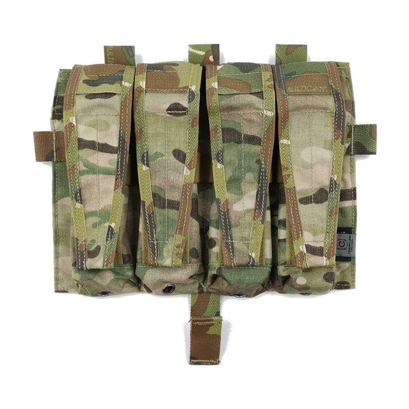 TWINFALCONS DETACHABLE FLAP QUAD SMG MAG POUCHES PANEL [TW-M080]